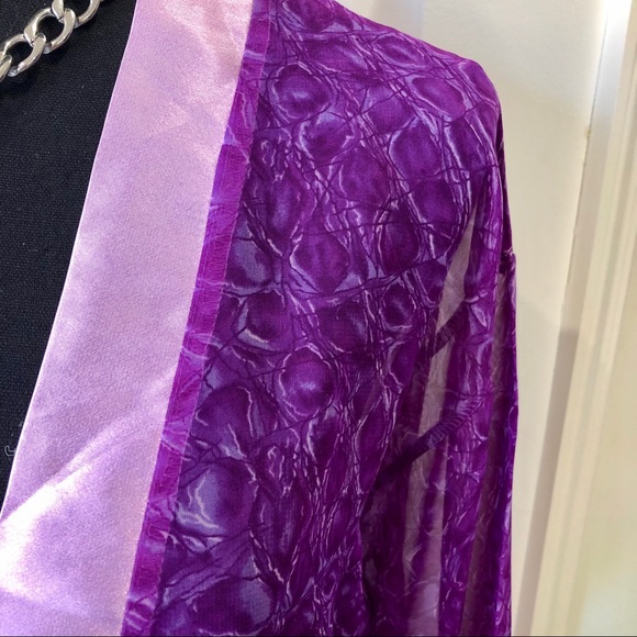 Violet Color Kimono/Robe - Picture 3 of 8